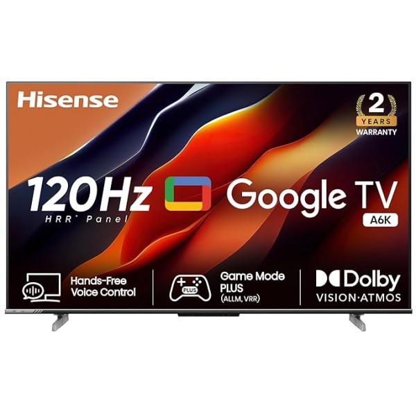 Hisense  43A6K Ultra HD Smart LED Google TV
