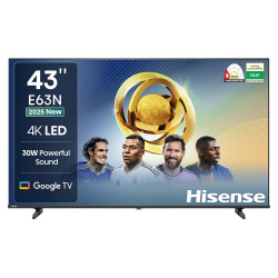 Hisense 43 inches E63N Series 4K Ultra HD Smart Google LED TV 43E63N Hisense 43 inches E63N Series 4K Ultra HD Smart Google LED TV 43E63N
