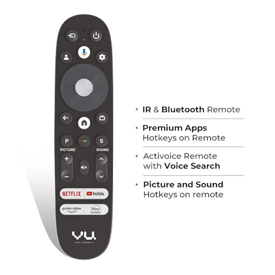 VU VIBE QLED TV 50 Inch 4K Google TV