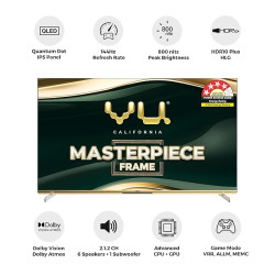 VU Masterpiece 75 inch 4K Armani Gold QLED TV VU Masterpiece 75 inch 4K Armani Gold QLED TV